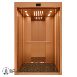 قیمت کابین آسانسور استیل کد 3756 RASPINA رزگلد
