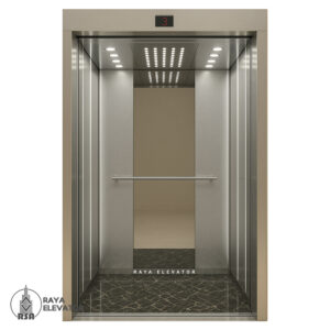کابین آسانسور استیل کد 3756 RASPINA نقره ای