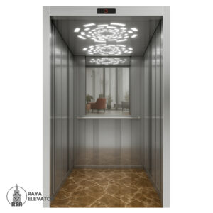 کابین آسانسور استیل کد 3763 SEPEHR نقره ای1