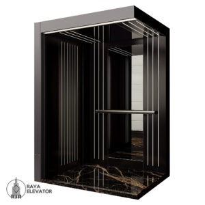 خرید کابین آسانسور استیل کد 3767 DENA مشکی