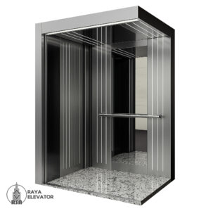 قیمت کابین آسانسور استیل کد 3767 DENA نقره ای