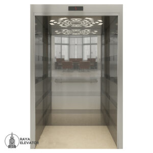 کابین آسانسور استیل کد 3771 ALBORZ سیلور