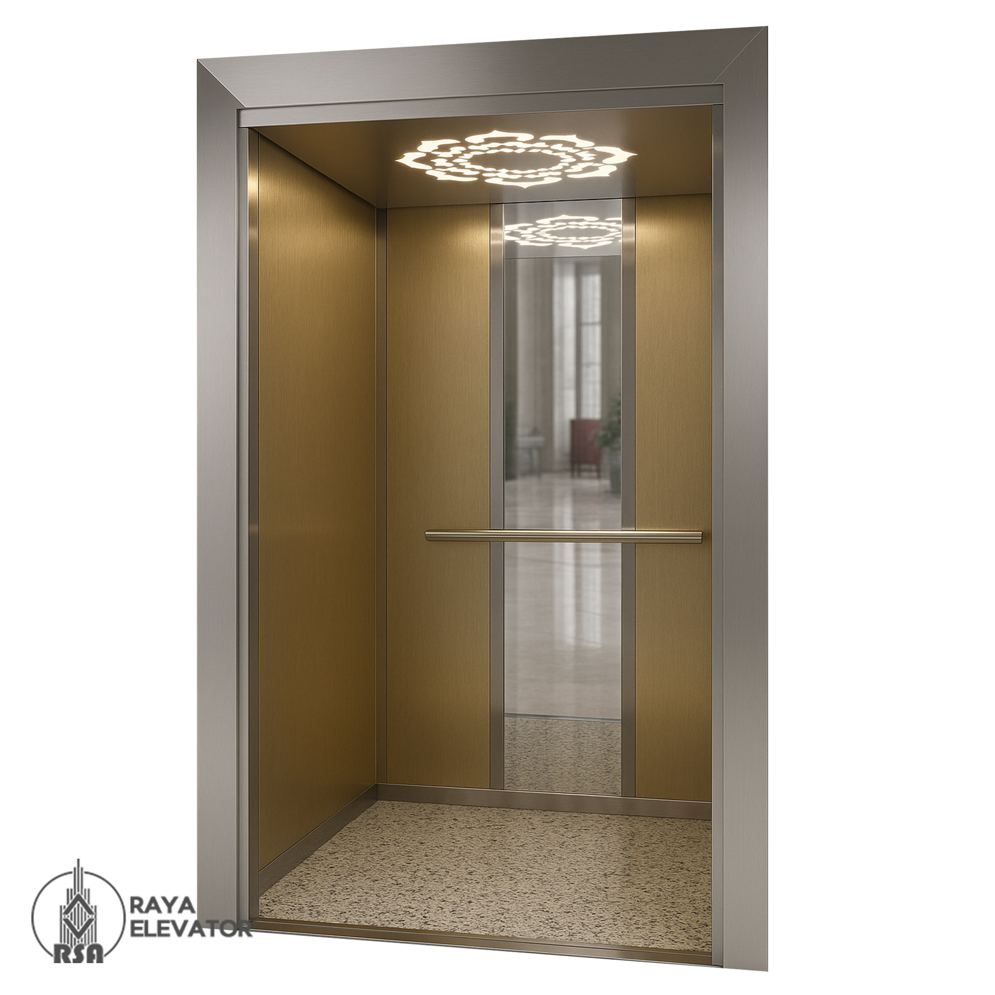 قیمت کابین آسانسور استیل کد 3777 PARDIS