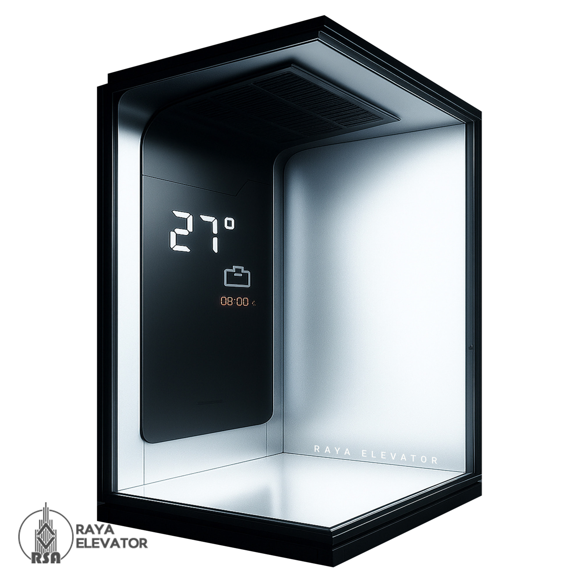 کابین آسانسور استیل کد 3779 TORANJ نقره ای