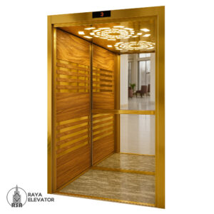 قیمت کابین آسانسور ام دی اف استیل کد 3782 VARNA طلایی