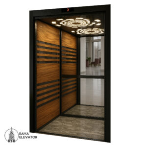 کابین آسانسور ام دی اف استیل کد 3782 VARNA