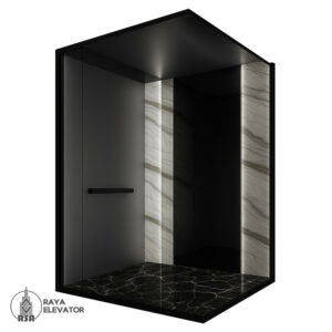 کابین آسانسور استیل کد 3778 ELIA دودی