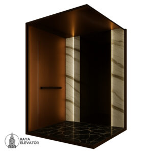 قیمت کابین آسانسور استیل کد 3778 ELIA رزگلد