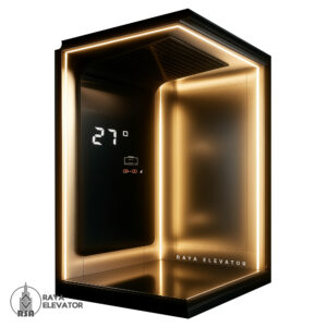 کابین آسانسور استیل کد 3779 TORANJ طلایی