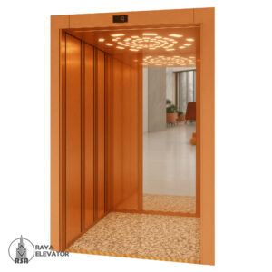 کابین آسانسور استیل کد 3780 DARYA رزگلد