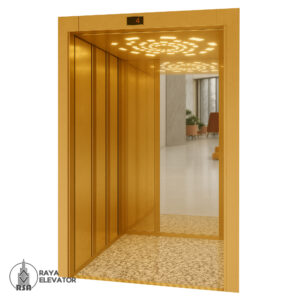 قیمت کابین آسانسور استیل کد 3780 DARYA طلایی