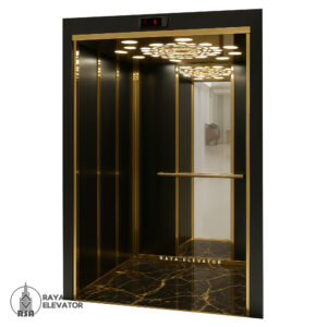 کابین آسانسور استیل کد 3786 RAYKA مشکی