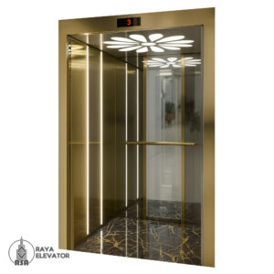 قیمت کابین آسانسور استیل کد 3787 SOREN طلایی