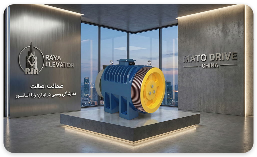 موتور گیرلس بشکه ای موتودرایو 13نفره سرعت1.6 10KW