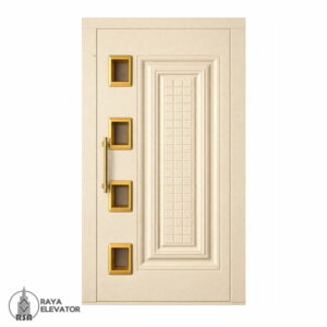 درب آسانسور لولایی کد6060 کرمی