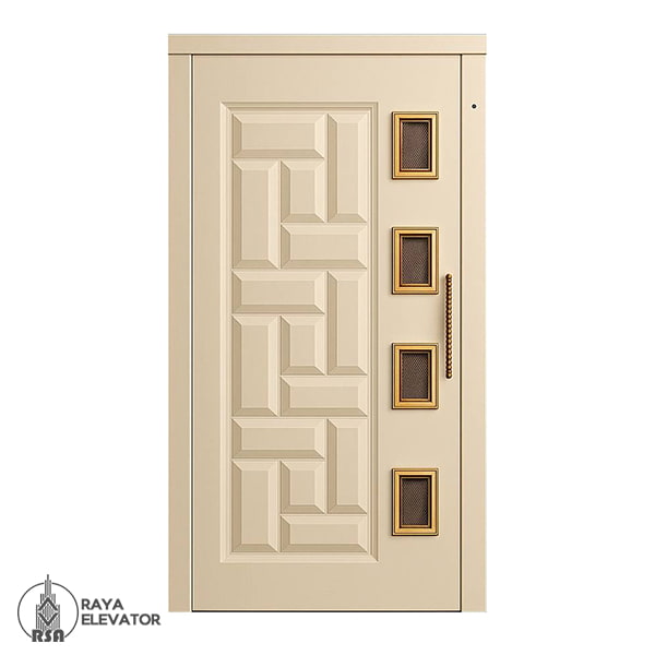 درب لولایی آسانسور کد 6065 طرح لوکا کرمی