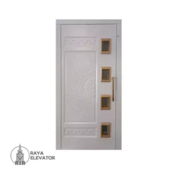 درب لولایی آسانسور کد6066 طرح سانرایز