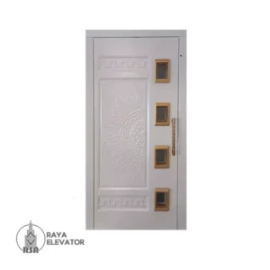 درب لولایی آسانسور کد6066 طرح سانرایز