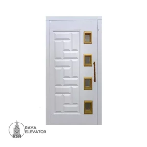 درب لولایی آسانسور کد6065 طرح لوکا