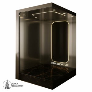 کابین آسانسور استیل کد3855 طرح آتلانتیس