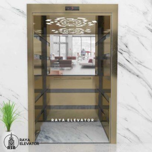 کابین آسانسور استیل کد 3771 ALBORZ