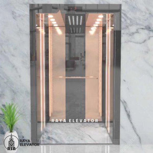 کابین آسانسور استیل کد 3758 CASPIAN