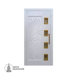 درب لولایی آسانسور کد6070 طرح اورانوس