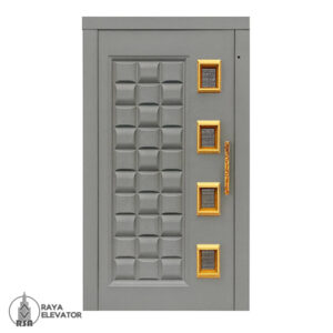 درب لولایی آسانسور کد6068 طرح تات