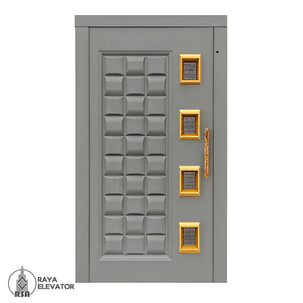 درب لولایی آسانسور کد 6068 طرح تات طوسی