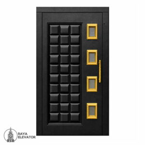 درب لولایی آسانسور کد6068 طرح تات