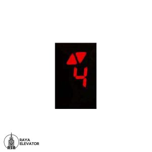 صفحه نمایش آسانسور سون سگمنتی مدلN10