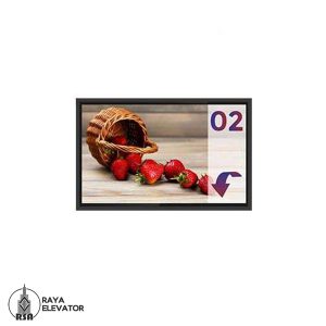 نمایشگر داخل آسانسور LCD مدل P2 پخش عکس