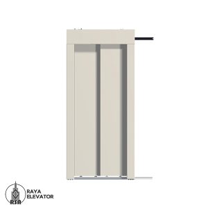 درب طبقه روانکار عرض80 تلسکوپی دولته