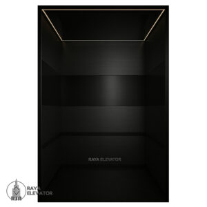 خرید کابین آسانسور کد ۳۲۲۵ مدل راک مشکی