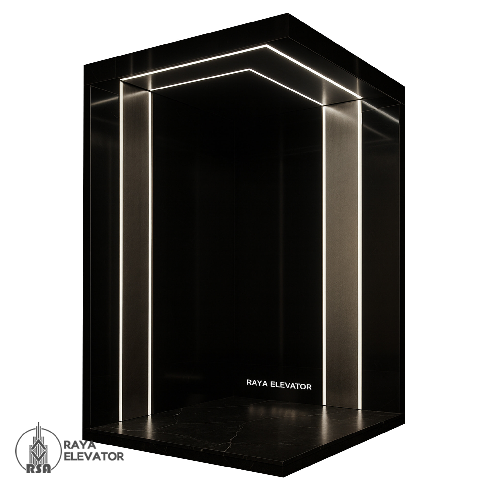 کابین آسانسور کد ۳۲۲۸ مدل هاکان صحرایی