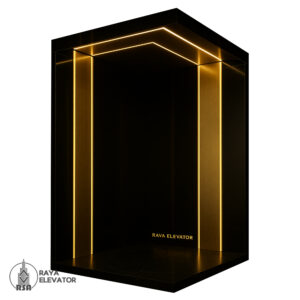 کابین آسانسور کد ۳۲۲۸ مدل هاکان طلایی