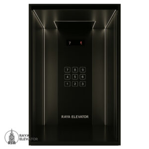 خرید کابین آسانسور کد ۳۲۲۷ مدل الگانس مشکی