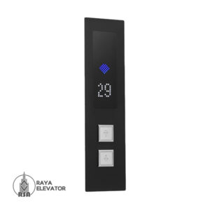 قیمت شستی طبقه آسانسور مدل ایریس استیل بلک