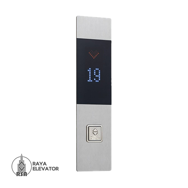 شستی طبقه آسانسور مدل شید استیل سیلور