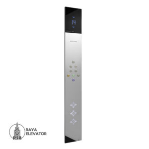 خرید شستی کابین آسانسور مدل زامیا استیل سیلور