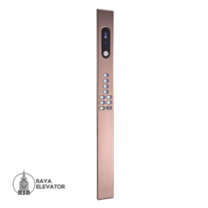 قیمت شستی کابین آسانسور مدل سدنا استیل رزگلد