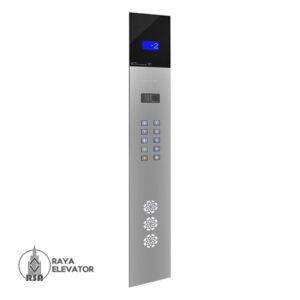 خرید شستی کابین آسانسور مدل فلاو استیل سیلور