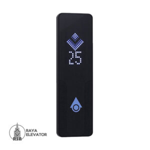 شستی طبقه آسانسور مدل آربا استیل بلک