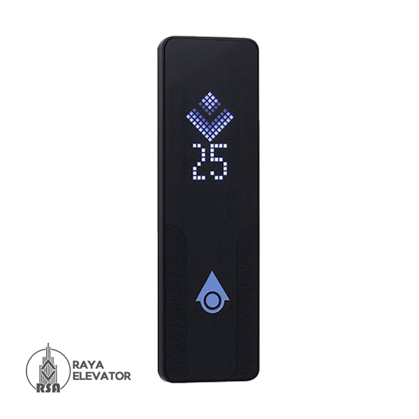 شستی طبقه آسانسور مدل آربا استیل بلک