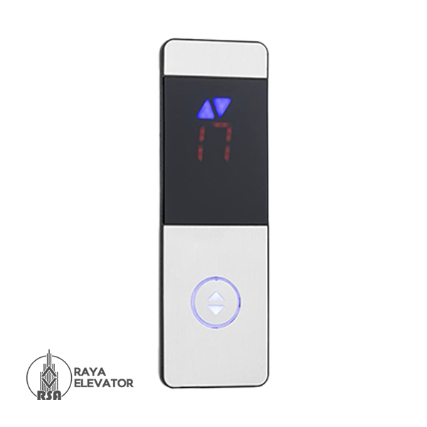 قیمت شستی طبقه آسانسور مدل لورون استیل سیلور