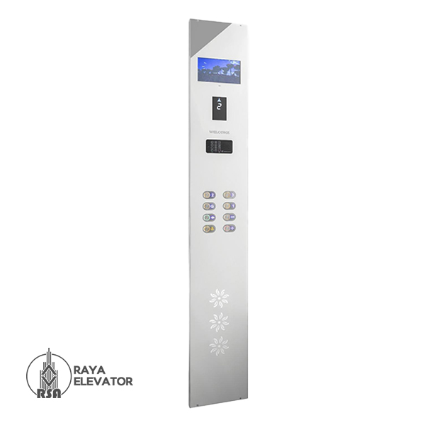 قیمت شستی طبقه آسانسور مدل لیبا استیل سیلور