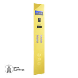 خرید شستی طبقه آسانسور مدل لیبا استیل طلایی