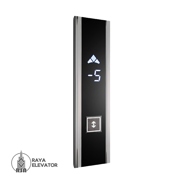 خرید شستی طبقه آسانسور مدل مارس استیل سیلور