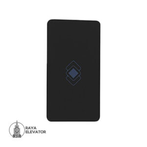 شستی طبقه آسانسور مدل هلیو استیل بلک