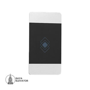 شستی طبقه آسانسور مدل هلیو استیل سیلور